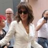 Sophie Marceau, très élégante en blanc, se rend à un événement promo autour de son film Un bonheur n'arrive jamais seul, le samedi 19 mai 2012, à Cannes, durant le 65e Festival international du film.