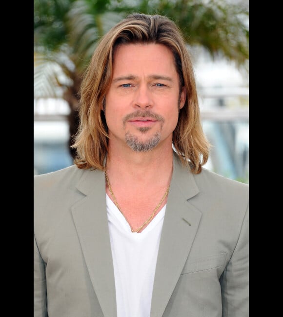 Brad Pitt lors du photocall du film Cogan - la mort en douce au Festival de Cannes le 21 mai 2012