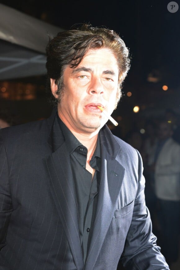 Benicio Del Toro à la soirée privée de P. Diddy à Cannes le 22 mai 2012