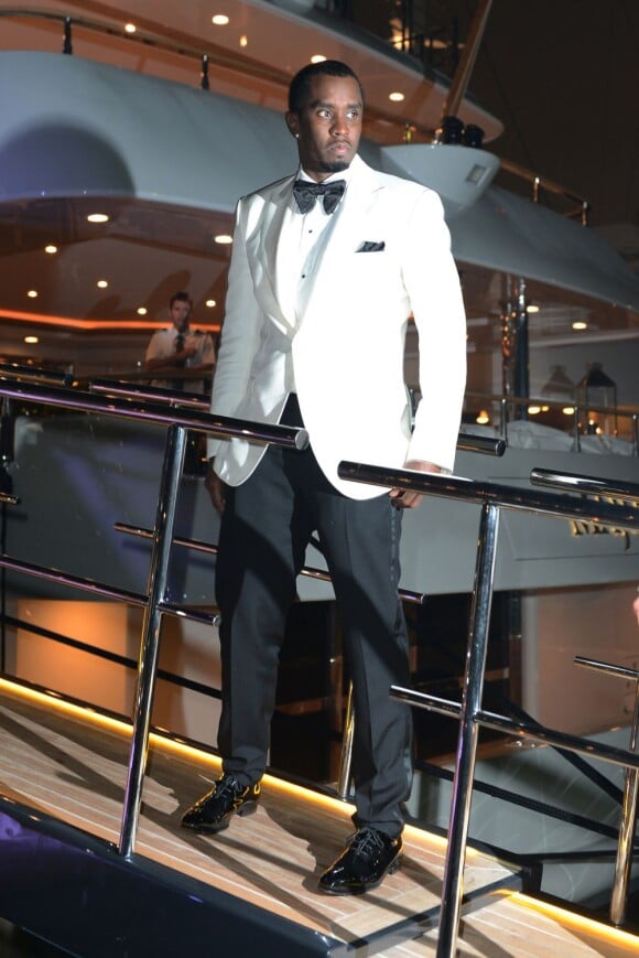 P. Diddy à sa soirée privée à Cannes le 22 mai 2012