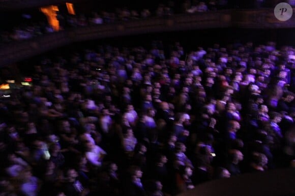 La foule en délire lors de son concert au Trianon à Paris le mardi 22 mai 2012