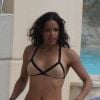 Michelle Rodriguez à la piscine de l'hôtel Eden Roc d'Antibes, le 23 mai 2012.