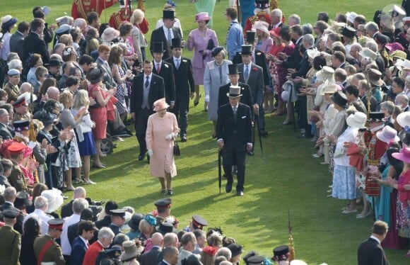 Première garden party à Buckingham Palace du jubilé de diamant de la reine Elizabeth II, le 22 mai 2012.