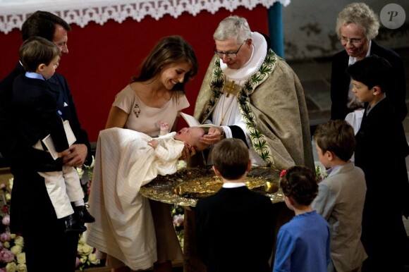 Baptême de la princesse Athena de Danemark, le 20 mai 2012