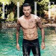 David Beckham en couverture du magazine  Elle UK  de juin 2012.