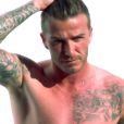David Beckham sur son shooting pour le magazine Elle UK.