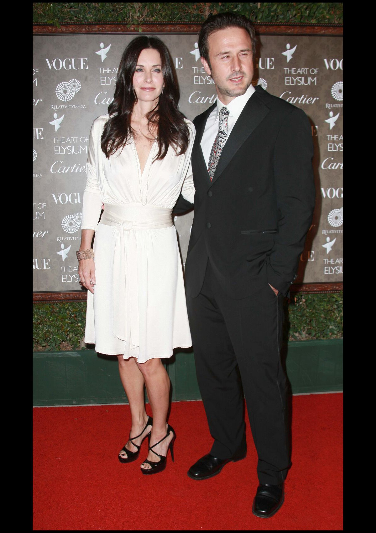 Photo : Courteney Cox et David Arquette en janvier 2009 - Ode (Purepeople)