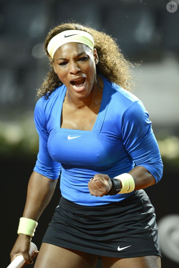 Serena Williams à Rome, le 15 mai 2012.