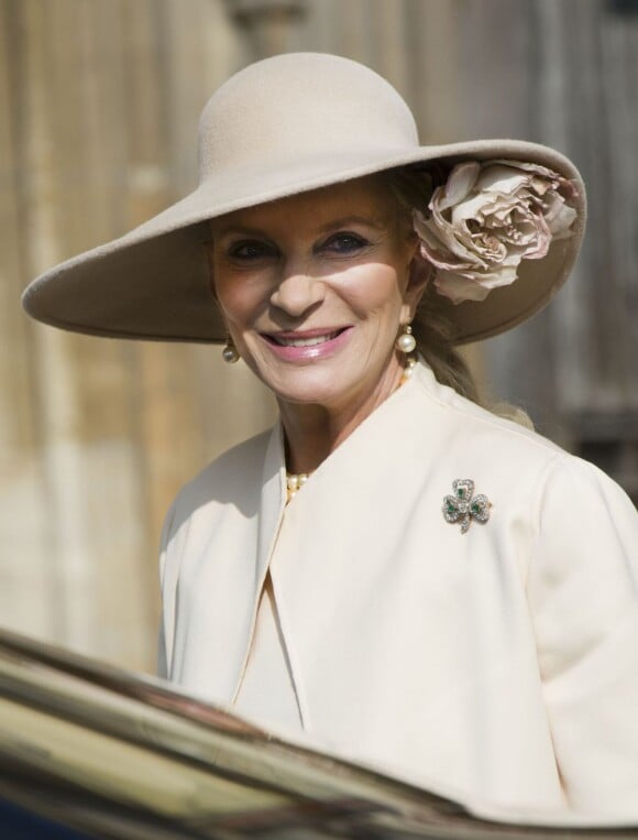 La princesse Michael de Kent lors d'une commémoration à Windsor en mars 2012