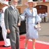 Le prince et la princesse Michael de Kent au mariage du prince Albert et de la princesse Charlene de Monaco, le 2 juillet 2011