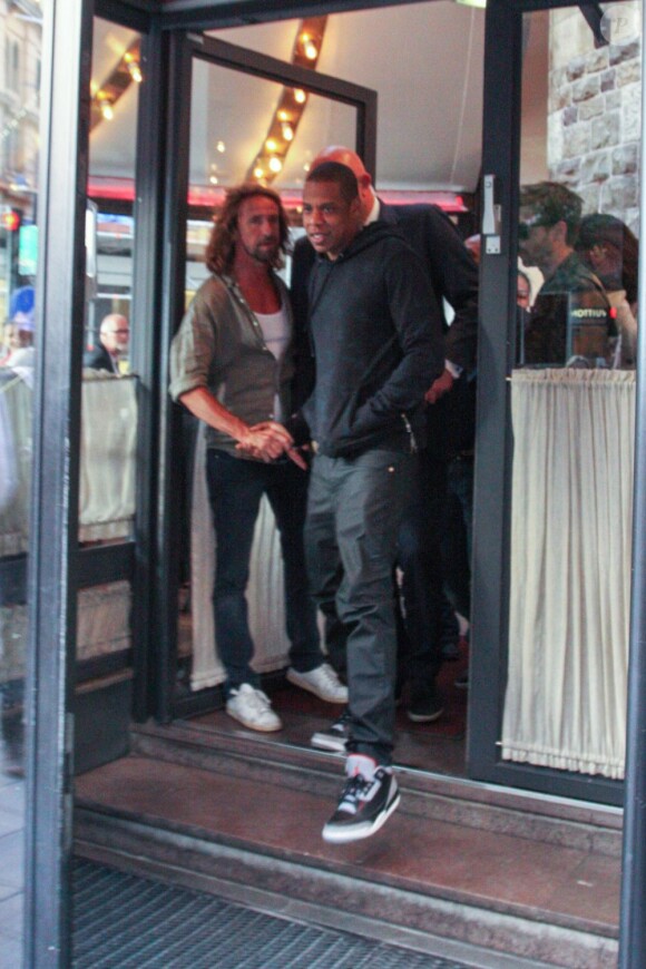 Jay-Z et Kanye West ont dîné ensemble à Stockholm le 29 mai 2012