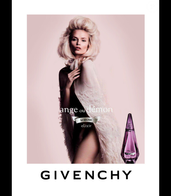 Natasha Poly, sublime égérie du parfum Ange ou Démon Le Secret Elixir de Givenchy.