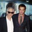 Robert Pattinson et David Cronenberg à l'avant-première de  Cosmopolis , à Paris le 30 mai 2012.