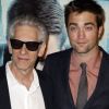 Robert Pattinson et le réalisateur David Cronenberg à l'avant-première de Cosmopolis, à Paris le 30 mai 2012.