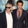 Robert Pattinson et le réalisateur David Cronenberg à l'avant-première de Cosmopolis, à Paris le 30 mai 2012.