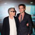 Robert Pattinsonet David Cronenberg à l'avant-première de  Cosmopolis , à Paris le 30 mai 2012.