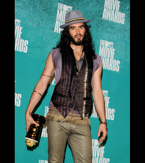 Russell Brand, présentateur de la cérémonie des MTV Movie Awards 2012, le dimanche 3 juin à Studio City.