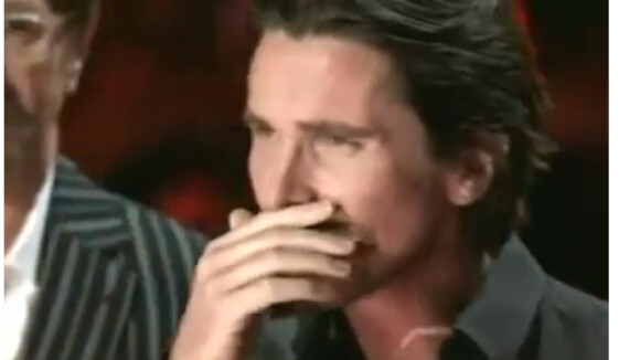 MTV Movie Awards 2012 : Christian Bale craque en revoyant Heath Ledger