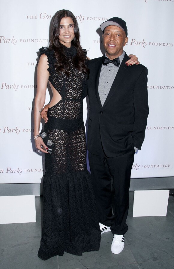 Russell Simmons et Teresa Lourenco lors de la soirée de gala de la fondation Gordon Parks. New York, le 5 juin 2012.