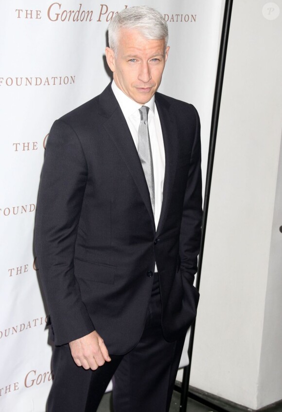 Le présentateur télé Anderson Cooper à la soirée de gala de la fondation Gordon Parks. New York, le 5 juin 2012.