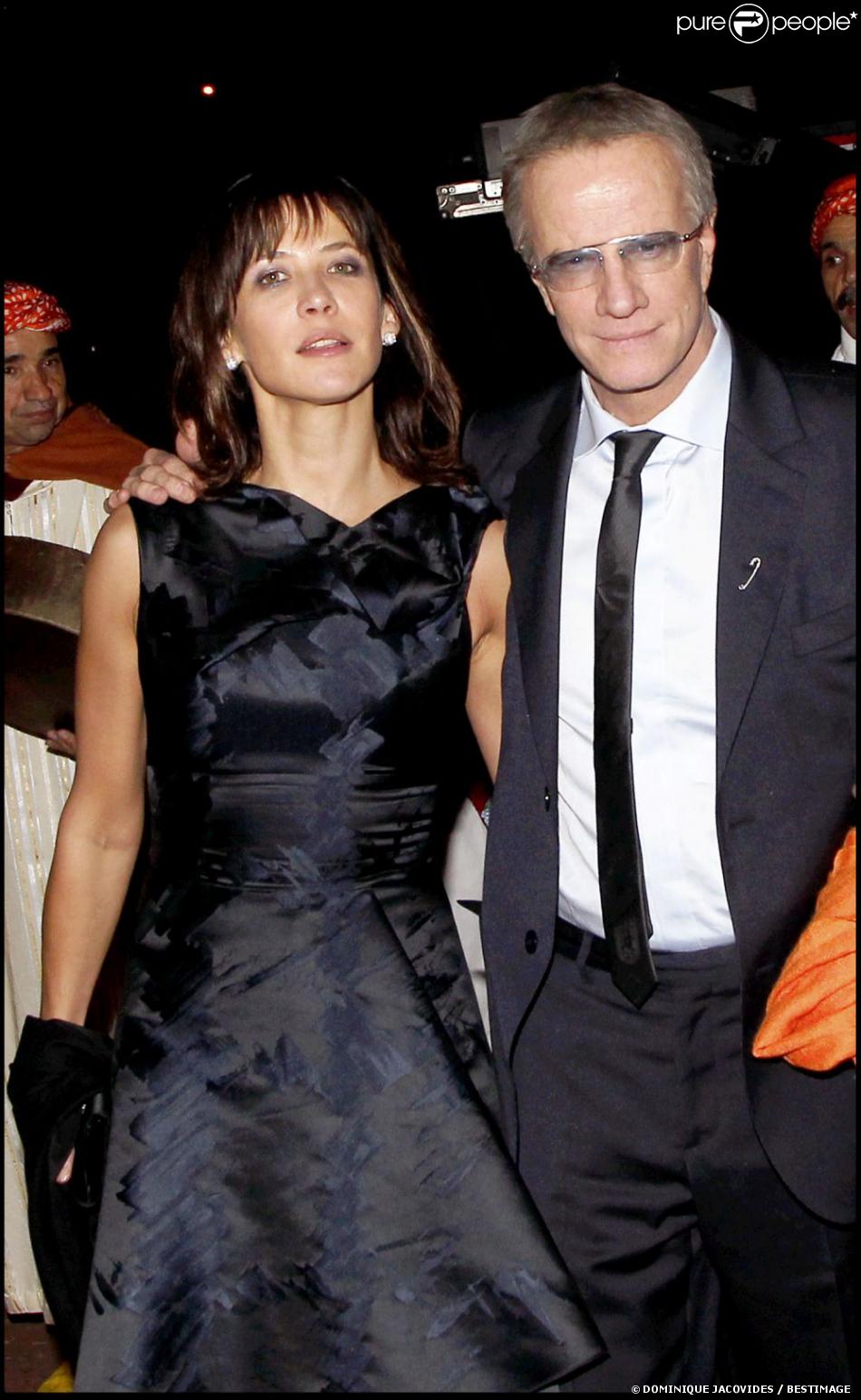 Sophie Marceau Compagnon Sophie Marceau et son compagnon Christophe Lambert à Marrakech, le 4