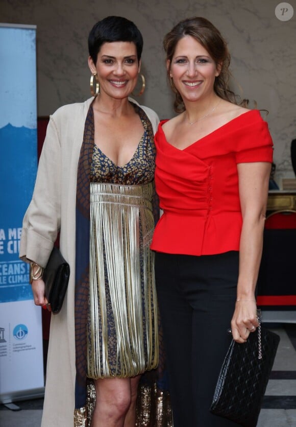 Cristina Cordula et Maud Fontenoy au gala de sa fondation à Paris, le 7 juin 2012.