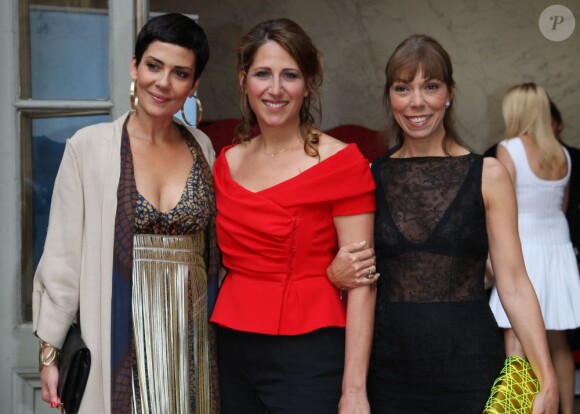 Cristina Cordula, Mathilde Agostinelli et Maud Fontenoy au gala de sa fondation à Paris, le 7 juin 2012.