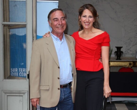 Allain Bougrain-Dubourg et Maud Fontenoy au gala de sa fondation à Paris, le 7 juin 2012.