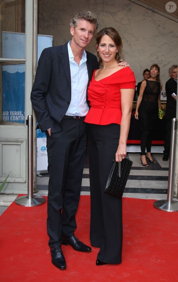 Denis Brogniart et Maud Fontenoy au gala de sa fondation à Paris, le 7 juin 2012.