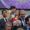 Le prince Felipe et la princesse Letizia d'Espagne ont vibré en choeur lors du match Espagne-Italie lors de l'Euro 2012, le 10 juin à Gdansk (Pologne). La Roja et la Squadra Azzurra, pour leur entrée dans la compétition, ont fait un sepctaculaire match nul, 1-1.