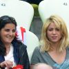 Shakira à Gdansk (Pologne) le 10 juin 2012 pour le match Espagne-Italie de l'Euro 2012. La Colombienne a pris fait et cause pour la Roja, équipe de son chéri Gerard Piqué.