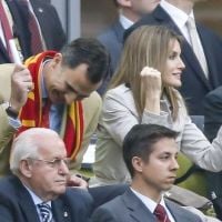 Euro 2012 : Letizia d'Espagne, Roja passionnée avec Felipe et Shakira