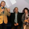 Lambert Wilson, Anny Duperey et Hippolyte Girardot à l'avant-première de Vous n'avez encore rien vu, le 10 juin 2012 lors du Champs-Elysées Film Festival à Paris.