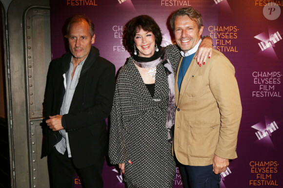 Lambert Wilson, Anny Duperey et Hippolyte Girardot à l'avant-première de Vous n'avez encore rien vu, le 10 juin 2012 lors du Champs-Elysées Film Festival à Paris.