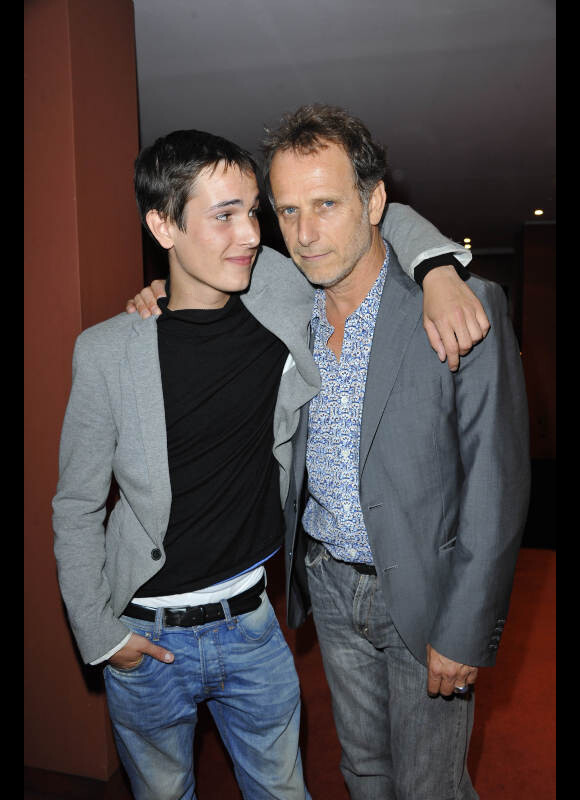 Charles et Emile Berling à l'avant-première de Comme un homme, le 10 juin 2012 lors du Champs-Elysées Film Festival à Paris.