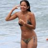 Rocsi Diaz, la nouvelle chérie d'Eddie Murphy, à la plage à Maui, sur l'île de Hawaï, le 11 juin 2012