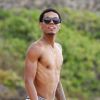 Le fils d'Eddie Murphy, à la plage à Maui, sur l'île de Hawaï, le 11 juin 2012