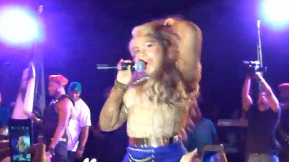 Lil Kim en concert à Los Angeles le 13 juin 2012
