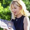 Emmanuelle Béart sous le soleil du Art Film Festival, le 17 juin 2012 à Teplice en Slovaquie.