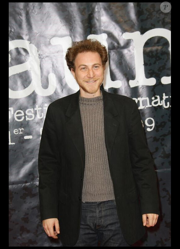 Marius Colucci, fils de Coluche, lors du festival du film policier de Beaune en 2009