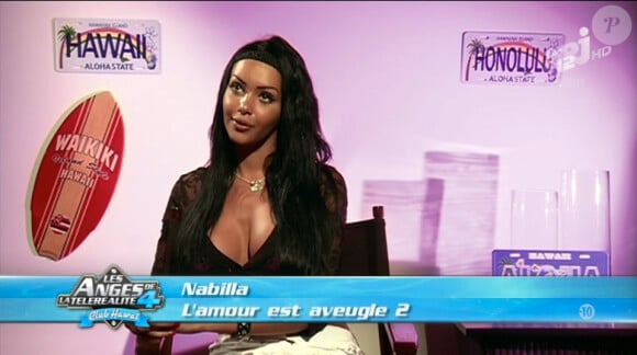 Nabilla dans les Anges de la télé-réalité 4, mardi 19 juin 2012 sur NRJ12