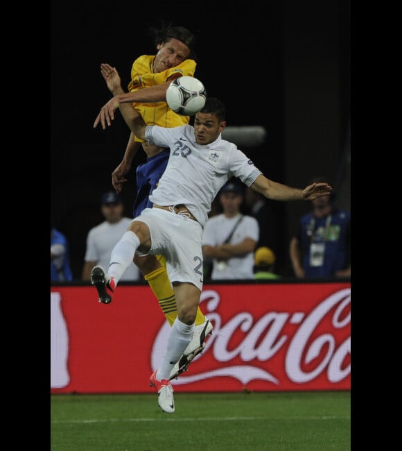 Hatem Ben Arfa lors du match de l'équipe de France perdu face à la Suède le 19 juin 2012 à Kiev en Ukraine (2-0)