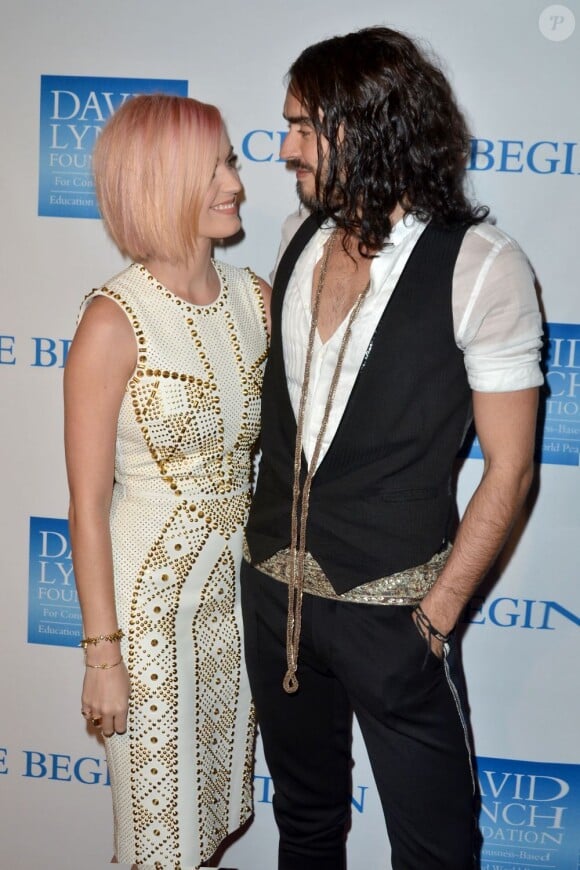 Dernière apparition publique du couple Katy Perry et Russell Brand à Los Angeles, le 3 décembre 2012.