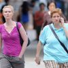 Cynthia Nixon et sa femme Christine Marinoni à New York le 20 juin 2012