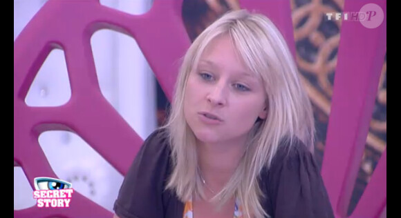 Virginie dans la quotidienne de Secret Story 6 le vendredi 22 juin 2012 sur TF1