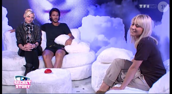 Thomas, Nadège et Virginie dans la quotidienne de Secret Story 6 le vendredi 22 juin 2012 sur TF1