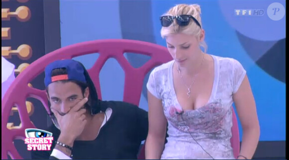 Thomas et Nadège dans la quotidienne de Secret Story 6 le vendredi 22 juin 2012 sur TF1