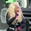 Nicki Minaj sur scène au Festival Hackney Weekend 2012 organisé par la BBC Radio 1. Londres le 23 juin.