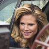 Heidi Klum tourne une pub à New York, le 23 juin 2012.