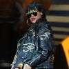 En perfecto, Rihanna sur scène au Radio 1 Hackney, le 24 juin 2012 à Londres